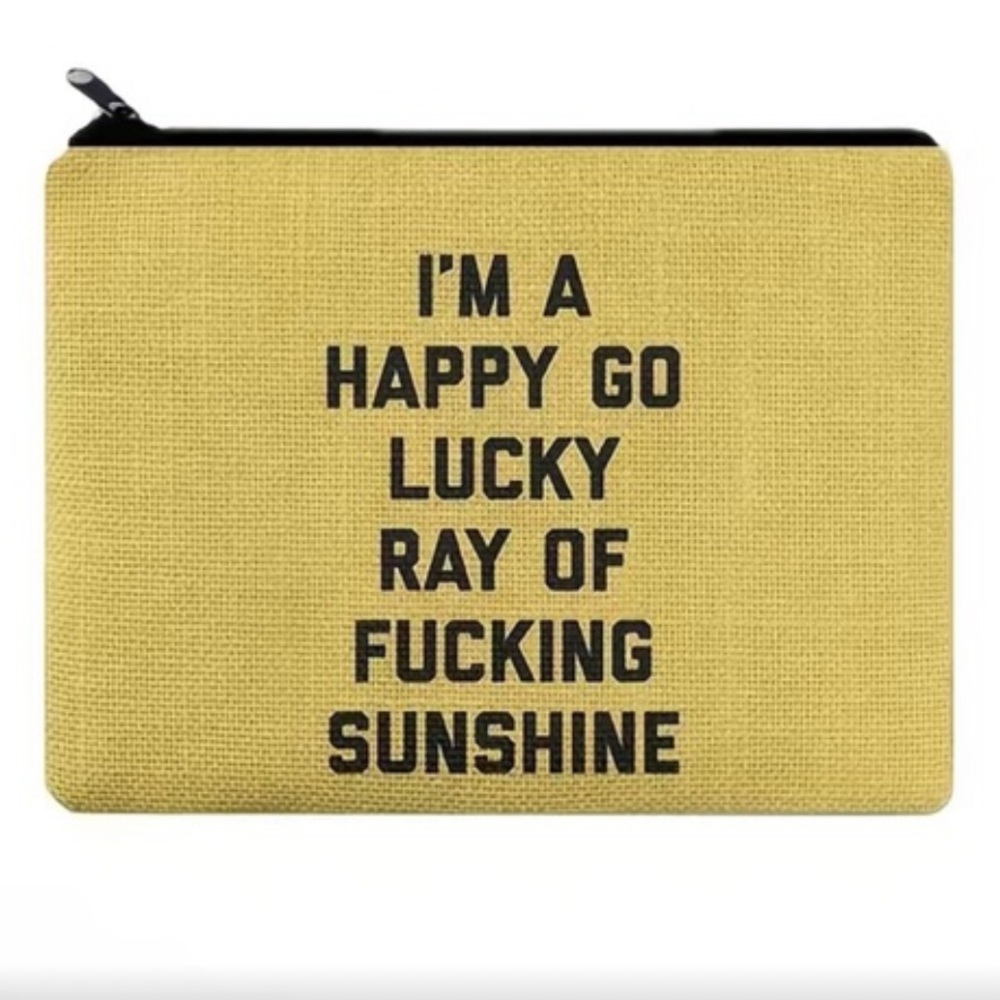 Sunshine Cosmetic Bag NWT